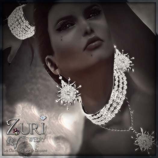 Zuri Jewelry - Ava Collection V2- Diamond/Platinum Copy