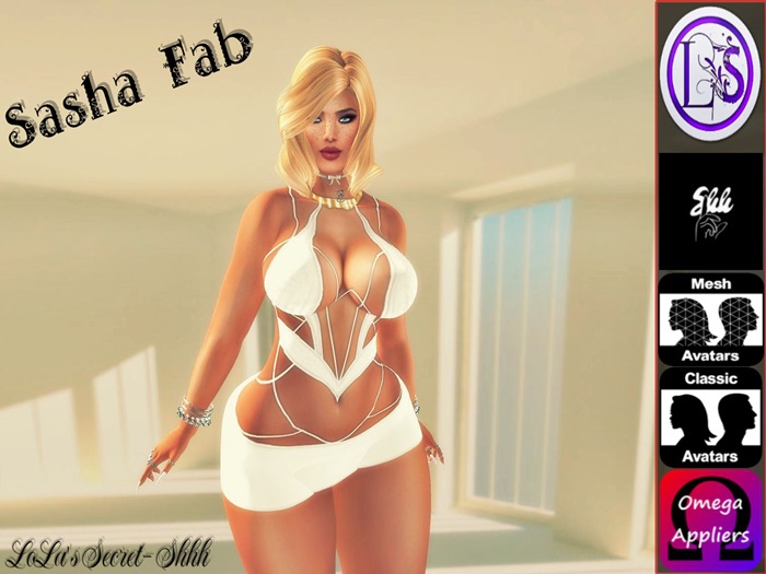 .~LS~SASHA FAB - WHITE {OMEGA}