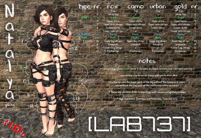 [LAB737] Inverse-Natalya-ISIS-Scarf [urban] RARE