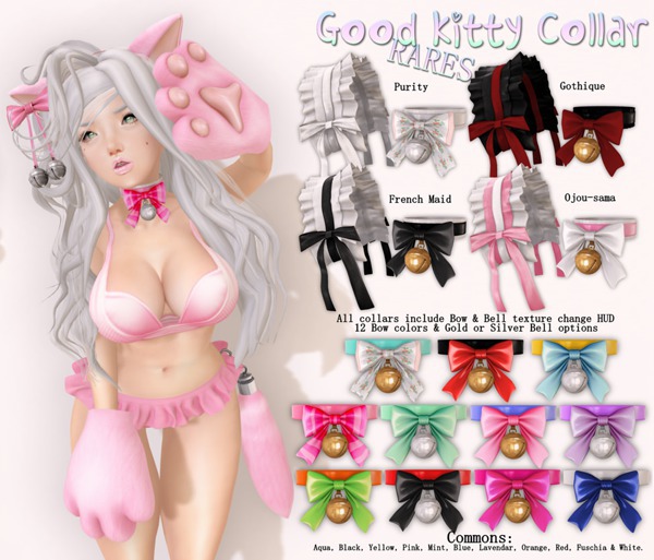 .tsg. Good Kitty Collar - Red