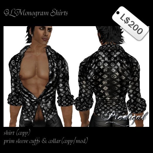 * Prodigal * GL monogram shirt silver