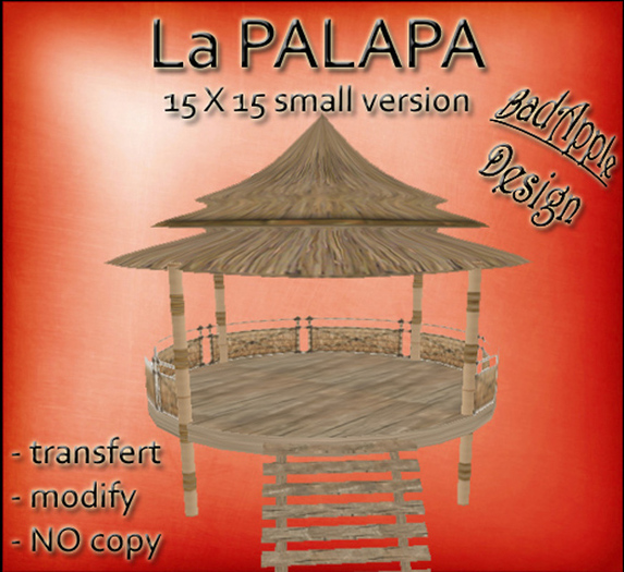 La Palapa 15 x 15 - BadAppleDesign - BOX