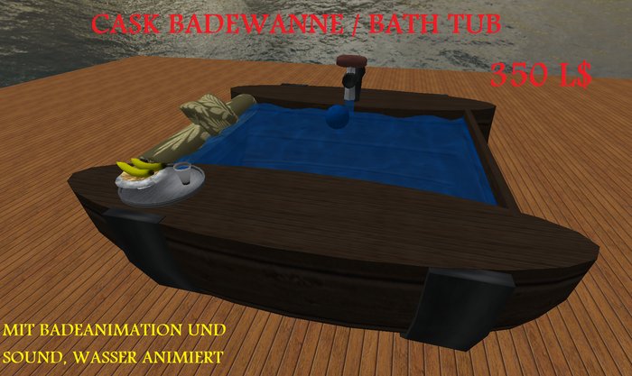 CASK BADEWANNE/BATH TUB P&S DESIGN
