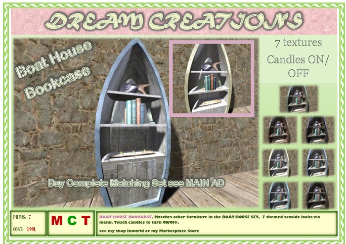 BOAT HOUSE Bookcase