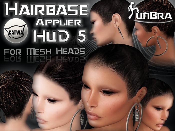 :unBra: Hairbase Applier HUD 5 (Catwa/blacks2)