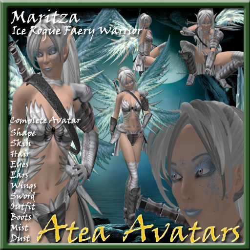 Maritza Ice Rogue Faery Warrior Avatar
