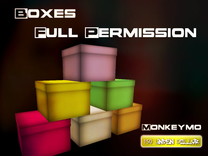Box - 100 % Mesh - Monkeymo - Full Permission