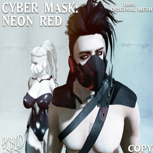 .::KHD::. Cyber Mask Neon Red