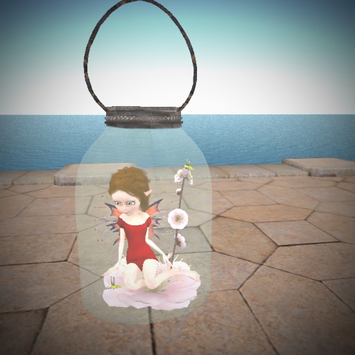 Fairy In A Jar TipJar RED DRESS