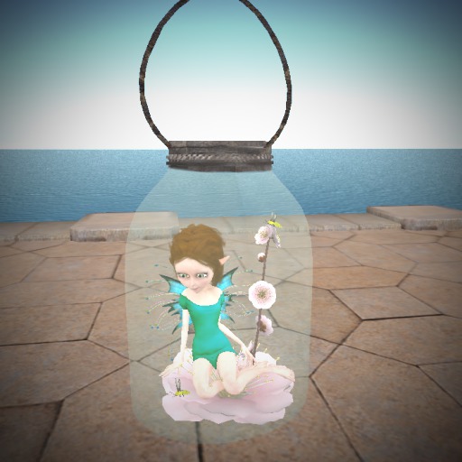 Fairy In A Jar TipJar BLUE DRESS