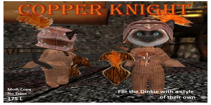 Dinkie Copper Knight Box