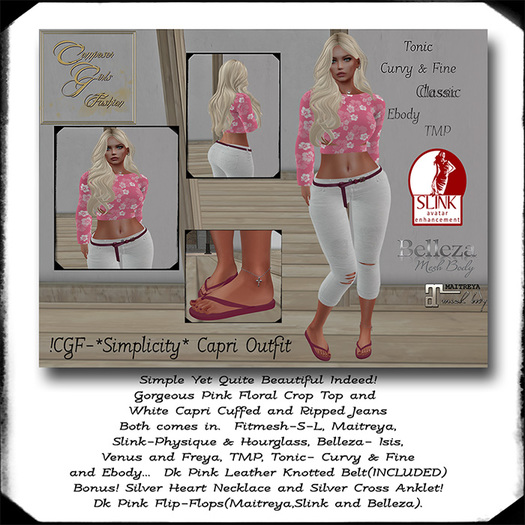 !CGF-*Simplicity* Capri Outfit