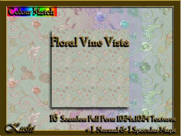!Kushi! FloralVineVista Textures -WEAR TO UNPACK