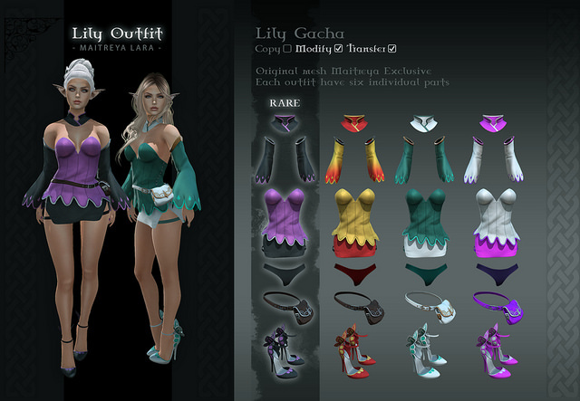 Wuzan Lily Outfit *Maitreya RARE
