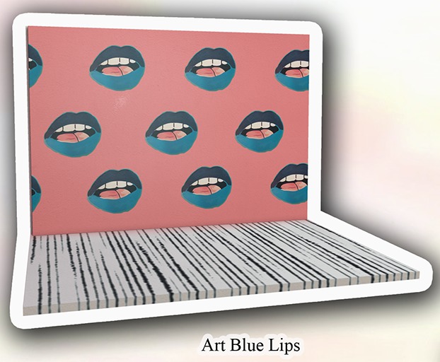 RAMA - #selfie_RAMA Art Blue Lips RARE