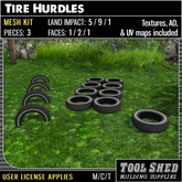 Tool Shed - Tire Hurdles Kit