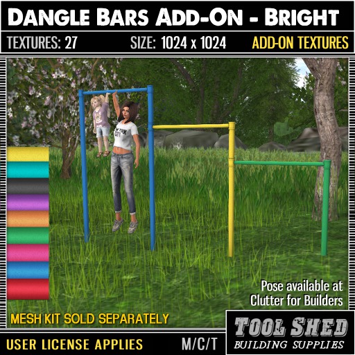 Tool Shed - Dangle Bars Add-On - Bright