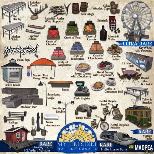 MadPea MyHelsinki Table & Benches