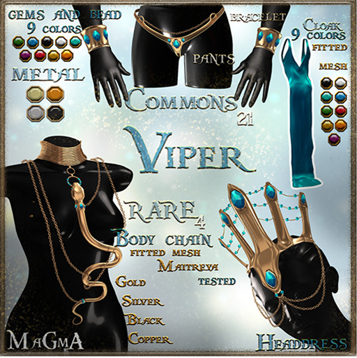 [MaGmA] - Bracelet - Viper (copper)