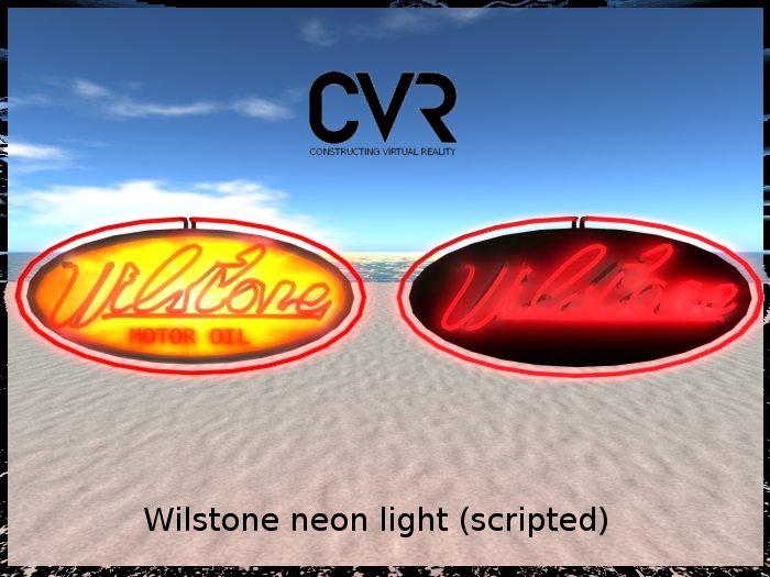 Wilstone neon light (scripted)