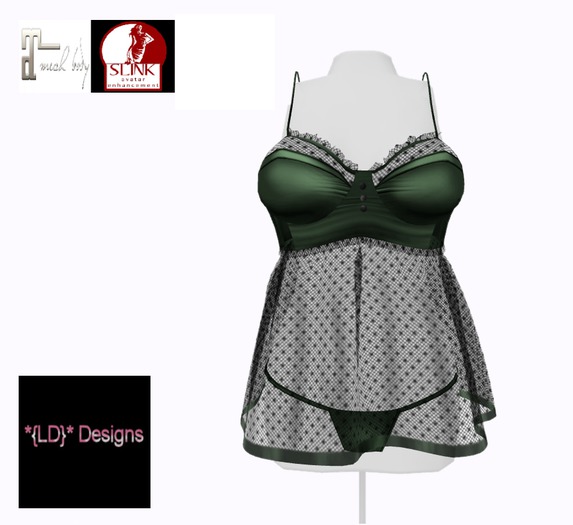 *{LD}* Babydoll Night Set - Jade