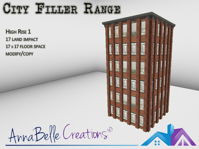 Annabelle Creations - City Filler Range - High Rise 1 BOX