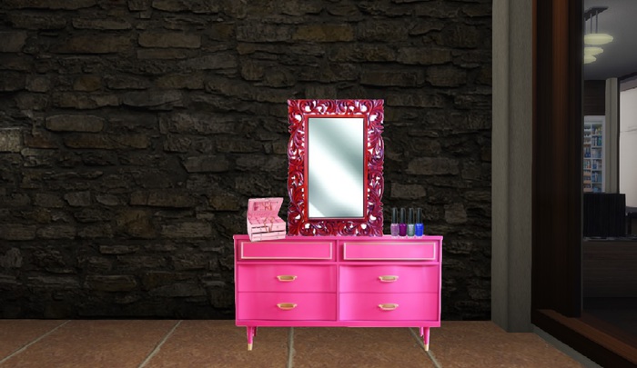 Pink Decked Out Dresser