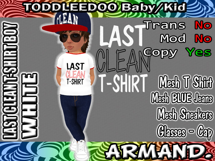 --ARMAND-- LAST CLEAN T-SHIRT BOY - WHITE