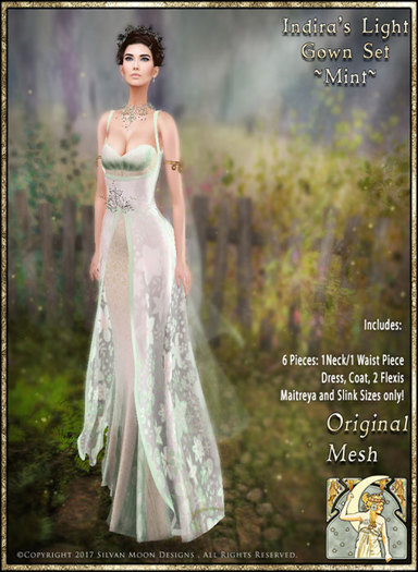!!SMD!! Indira's Light Gown Set-Mint