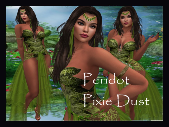 .:CI:. Peridot Pixie Dust Silks (bag)