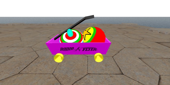 Kids toy wagon tipjar #2