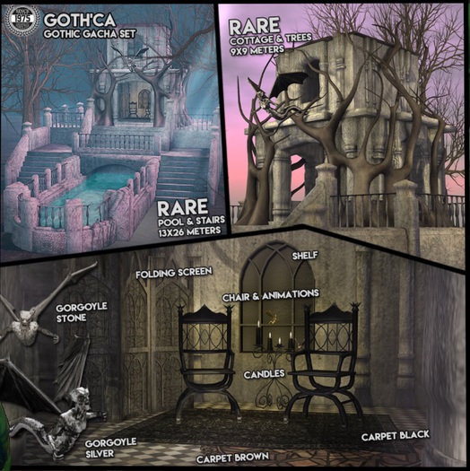 [Since1975]Goth'ca- Gorgoyle (Natural)