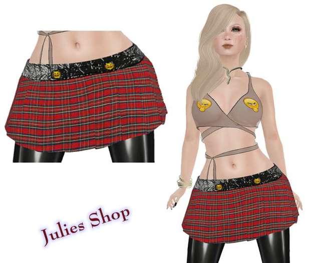 Schulrock Kilt Tartan Karorock School Skirt RED BOX