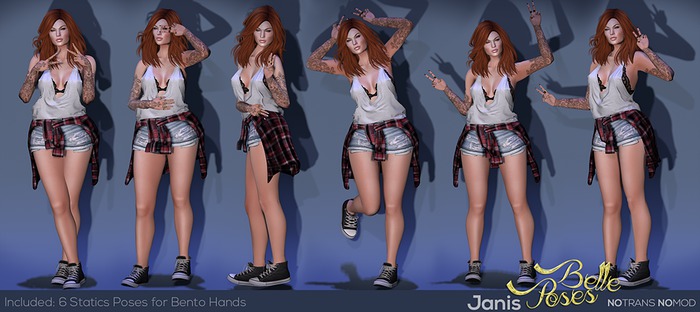 BellePoses - Janis (Bento Pack)