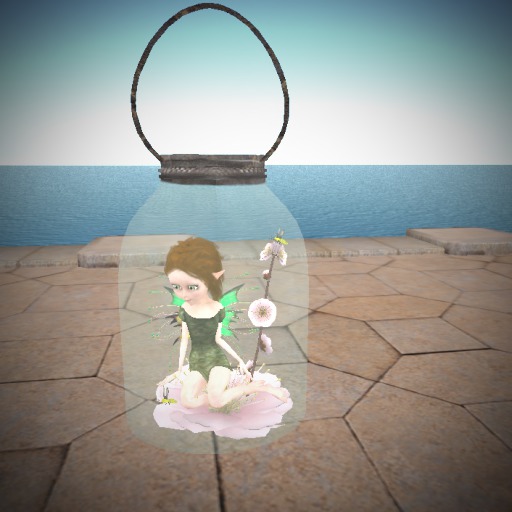 Fairy In A Jar TipJar GREEN DRESS