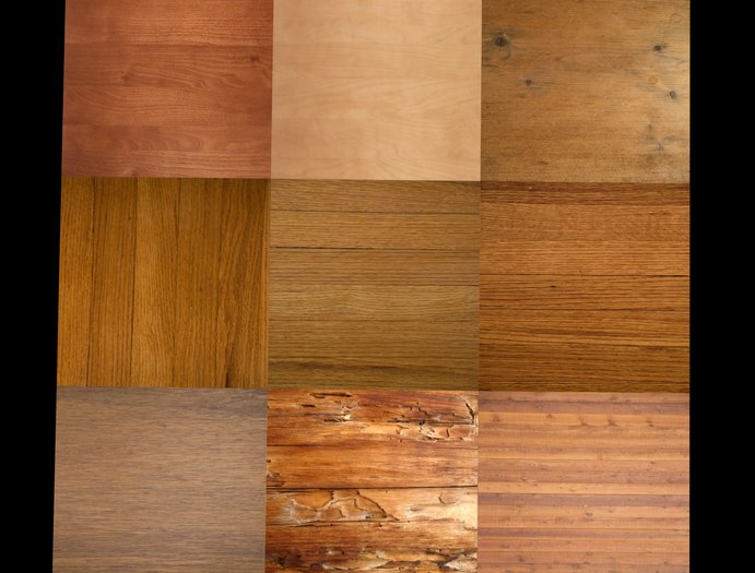9 flat wood textures