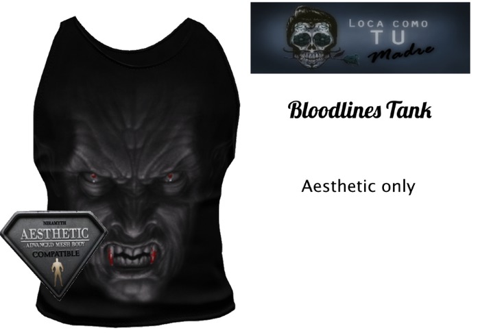 Bloodlines Tank (Aesthetic body only)