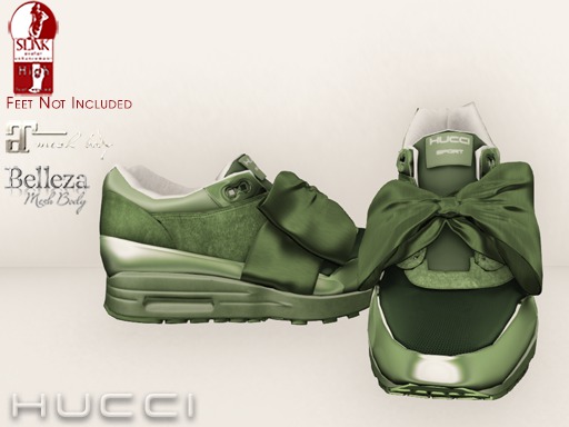 ::HH:: Hucci Bow Sneaker - Kale