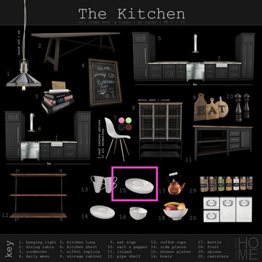 Pixel Mode - The Kitchen - Dinner Plates