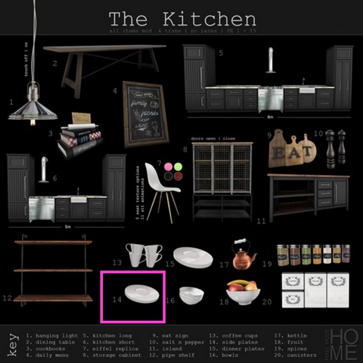 Pixel Mode - The Kitchen - Side Plates
