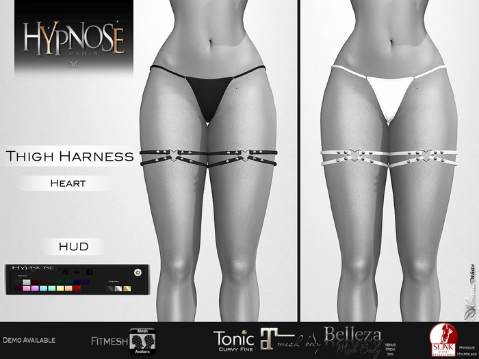 HYPNOSE - THIGH HARNESS HEART DEMO