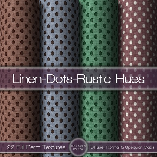 {L} Linen-Dots-Rustic Hues