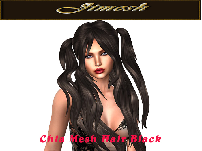 Chia Mesh Hair Black