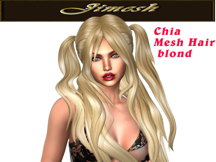 Chia Mesh Hair  blond