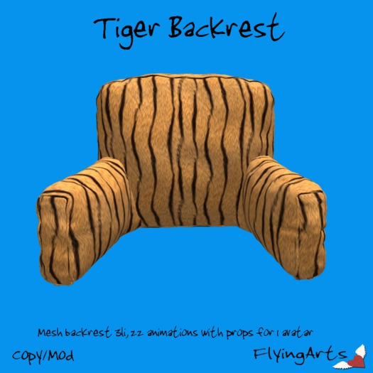 !FA! Tiger Fur Backrest