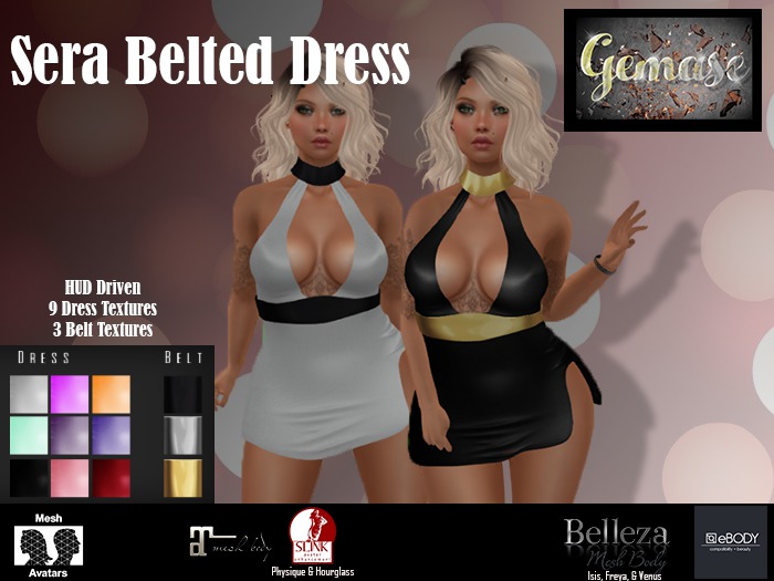 Gemase Designs - Sera Belted Dress - Wear Me