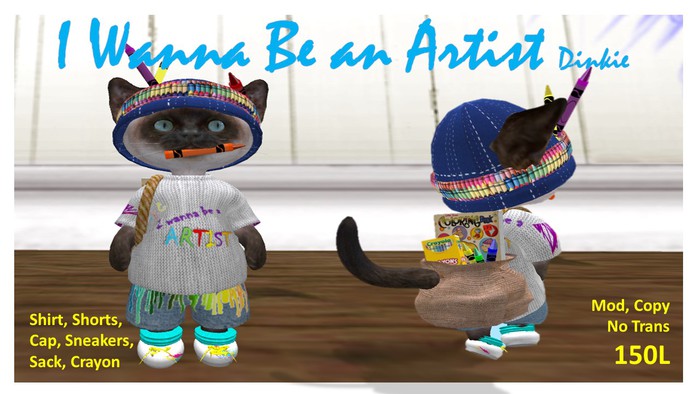 I Wanna Be a Artist Dinkie