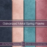 {L} Galvanized Metal-Spring Palette