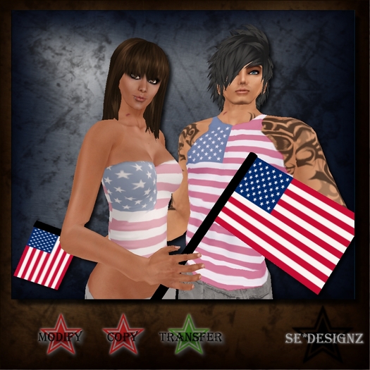 [SE*Designz] Stars & Stripes Tanktop (him)