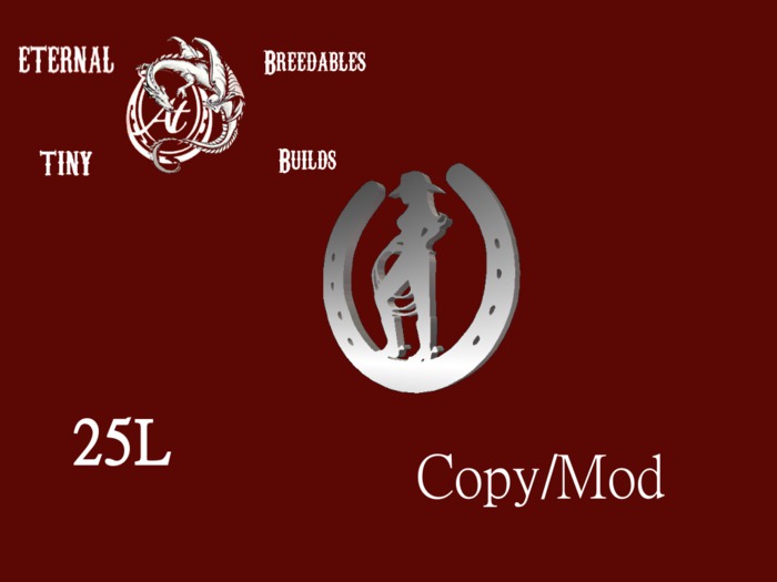 Cowgirl Horse Shoe By Eternal Breedables & Tiny bUilds